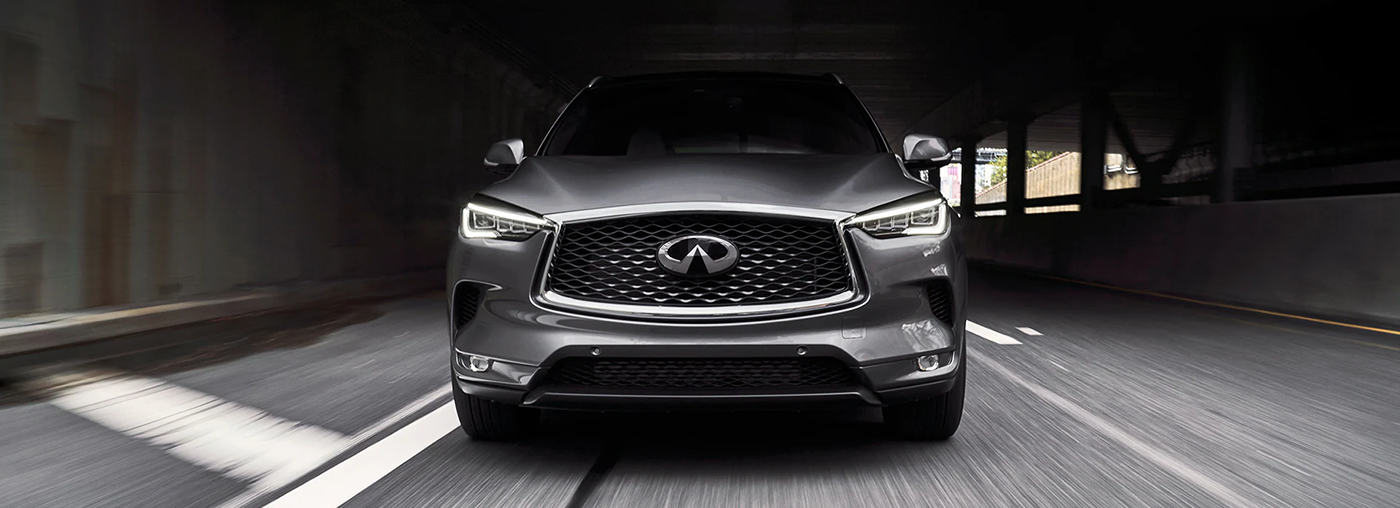 Precision Steering, Luxe Interior, Dynamic Ride Control, Weather-Adaptive Performance, Leather-Appointed Seating, Dual-Panel Moonroof, Infiniti InTouch Services, Performance-Oriented, Elevated Luxury, Bold Lines, Forward Emergency Braking, Unmatched Versatility, Signature LED Taillights, Dynamic Digital Suspension, ProPILOT Assist with Navi-link