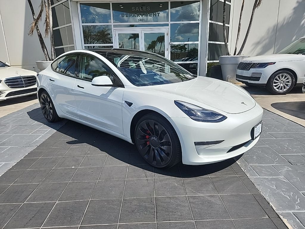 Used 2023 Tesla Model 3 Performance with VIN 5YJ3E1EC1PF559897 for sale in Tamarac, FL