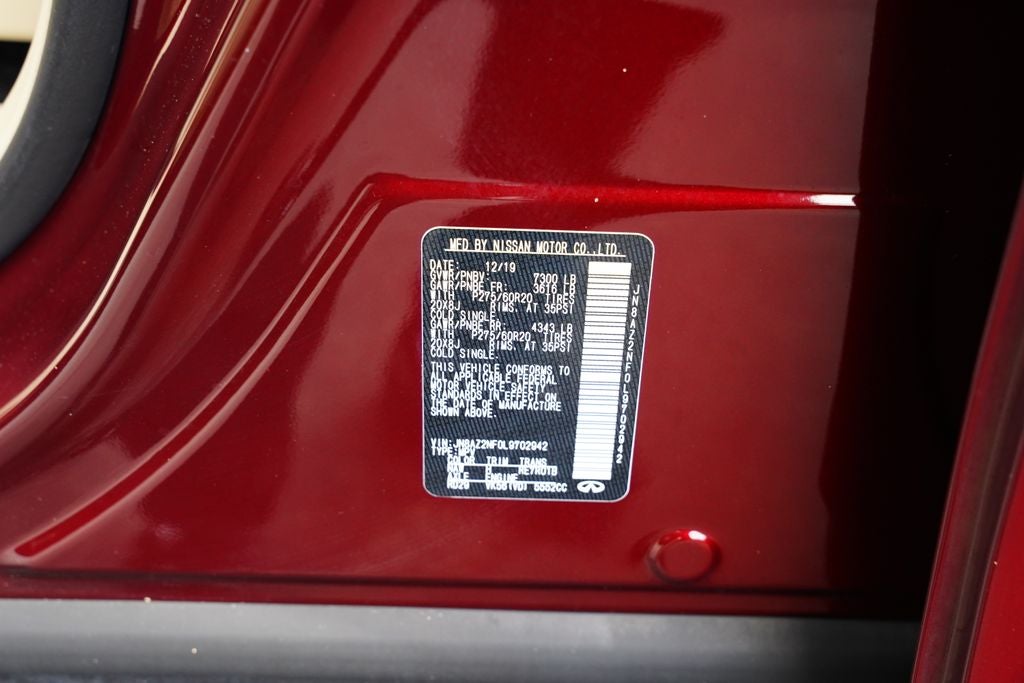 2020 INFINITI QX80 LUXE
