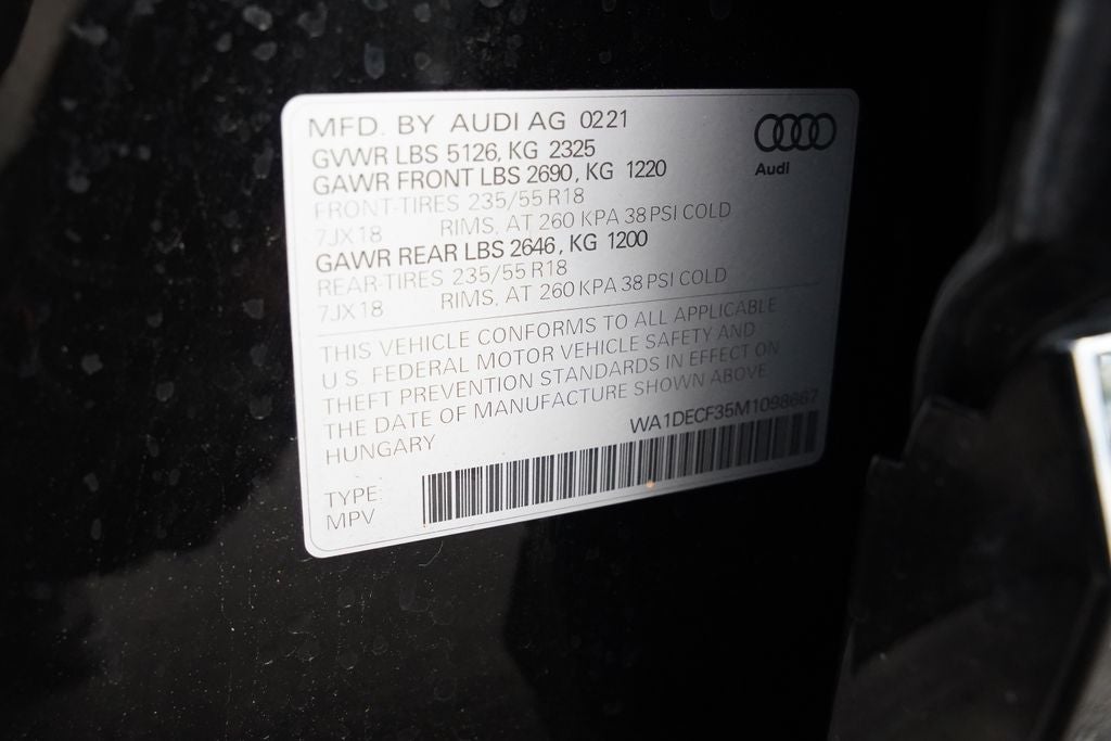 2021 Audi Q3 Premium S Line quattro