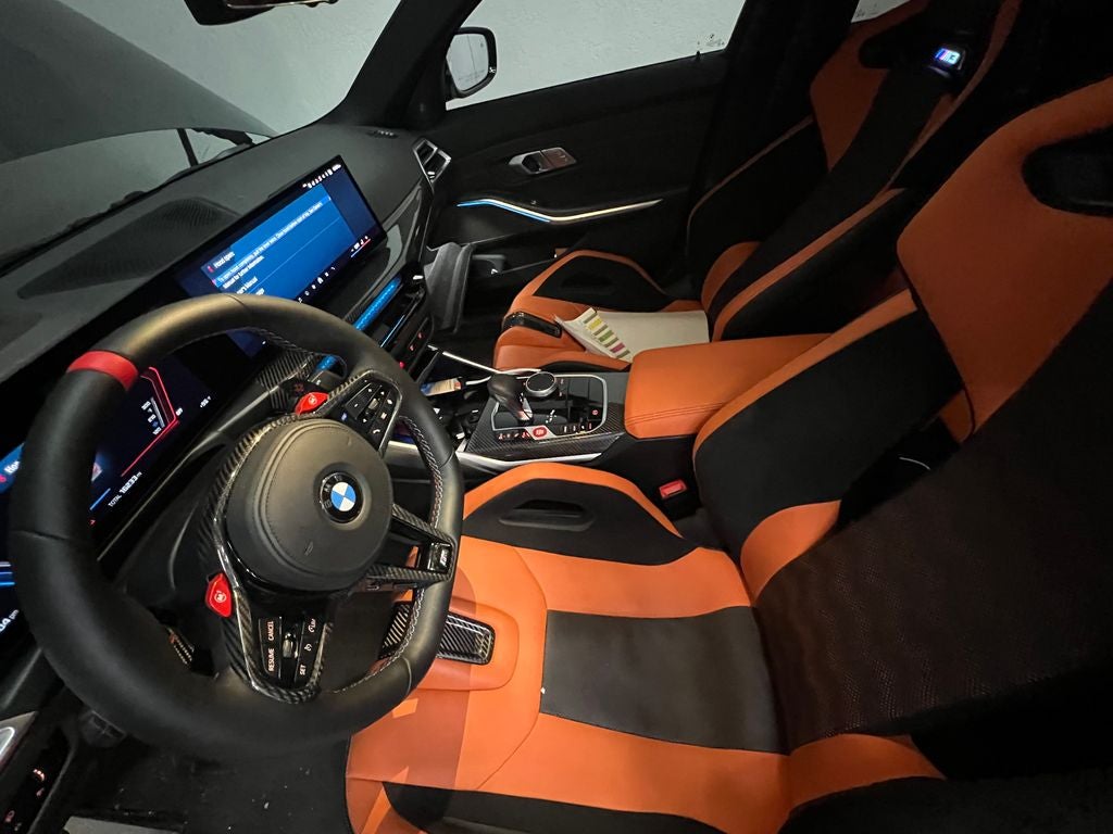 2025 BMW M3 Competition DRAVIT GRAY ORANGE BUCKETS