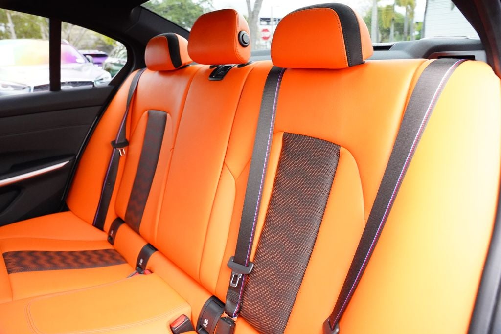 2025 BMW M3 Competition ORANGE CARBON FIBER BUCKETS!!!