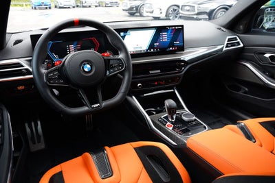2025 BMW M3 Competition ORANGE CARBON FIBER BUCKETS!!!