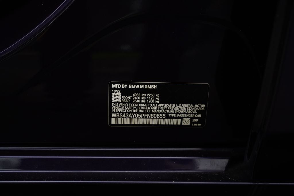 2023 BMW M3 Competition Individual Technoviolet Jahre 1/500!