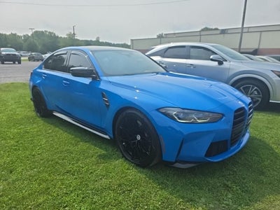 2023 BMW M3 Competition VOODOO BLUE INDVIDUAL, FULL MERINO LEATHER, ALL PA