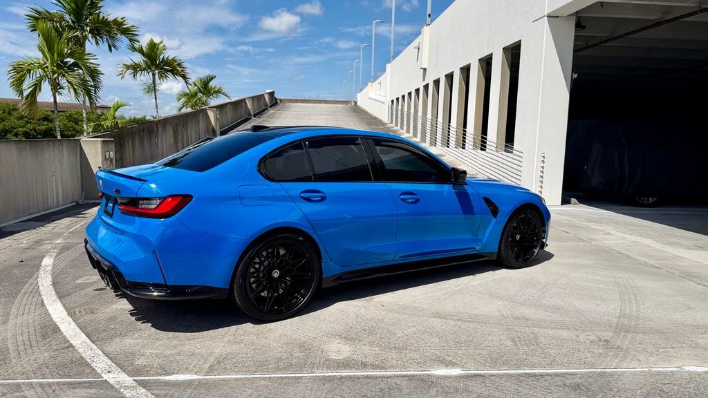 2023 BMW M3 Competition VOODOO BLUE INDVIDUAL, FULL MERINO LEATHER, ALL PA