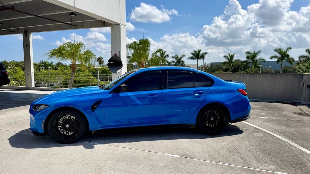2023 BMW M3 Competition VOODOO BLUE INDVIDUAL, FULL MERINO LEATHER, ALL PA