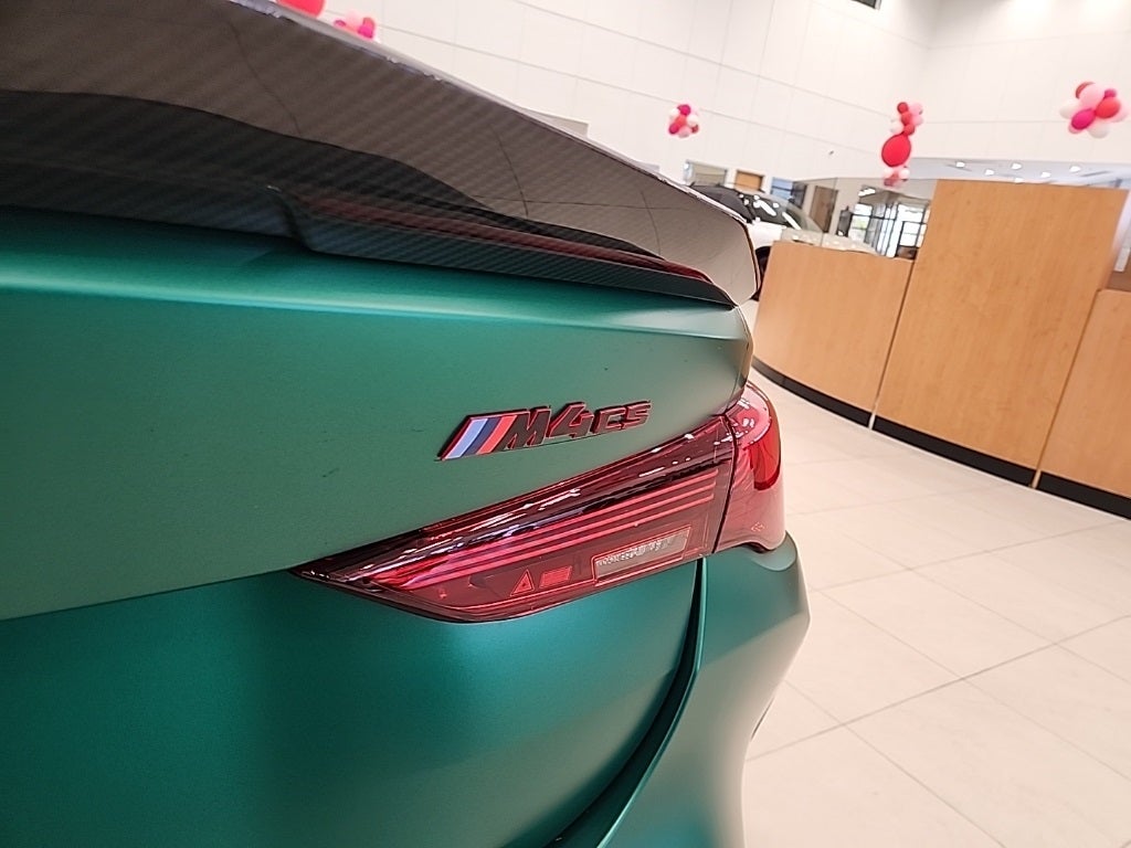 2025 BMW M4 CS FROZEN GREEN PAINT, CARBON CERMAMIC BRAKES, & FULL
