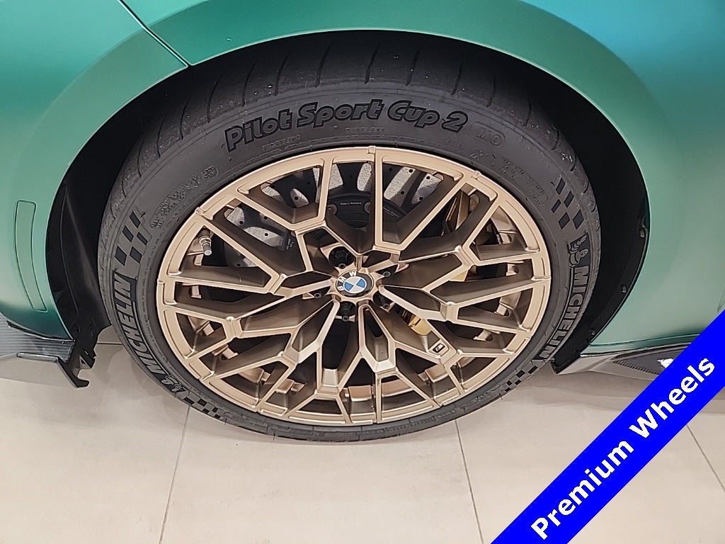 2025 BMW M4 CS FROZEN GREEN PAINT, CARBON CERMAMIC BRAKES, & FULL