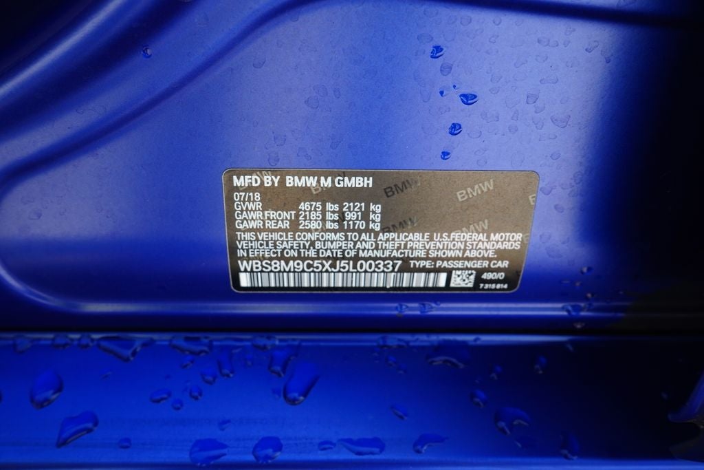 2018 BMW M3 CS INDIVIDUAL FROZEN FACTORY PAINT!