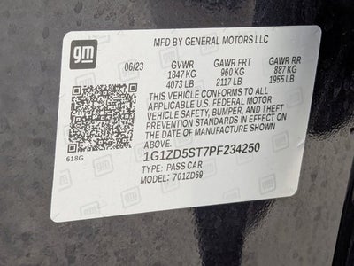 2023 Chevrolet Malibu 4dr Sdn 1LT