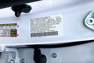 2025 Honda Ridgeline Black Edition