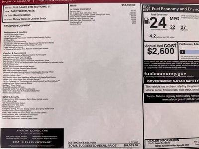 2026 Jaguar F-PACE R-Dynamic S