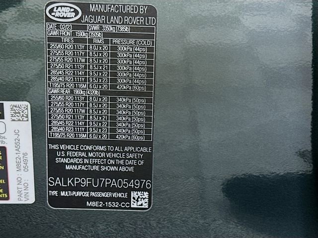 2023 Land Rover Range Rover SE