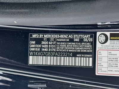 2023 Mercedes-Benz S-Class S 580