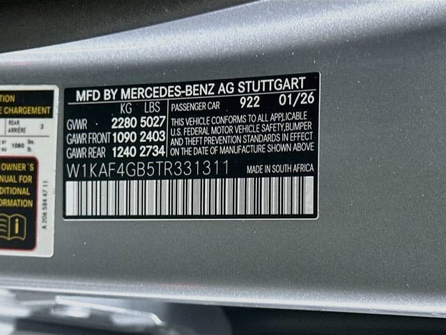 2026 Mercedes-Benz C-Class C 300