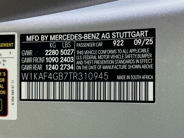 2026 Mercedes-Benz C-Class C 300