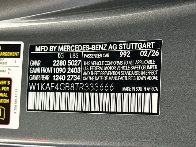 2026 Mercedes-Benz C-Class C 300