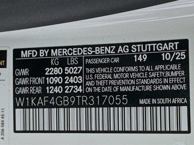 2026 Mercedes-Benz C-Class C 300
