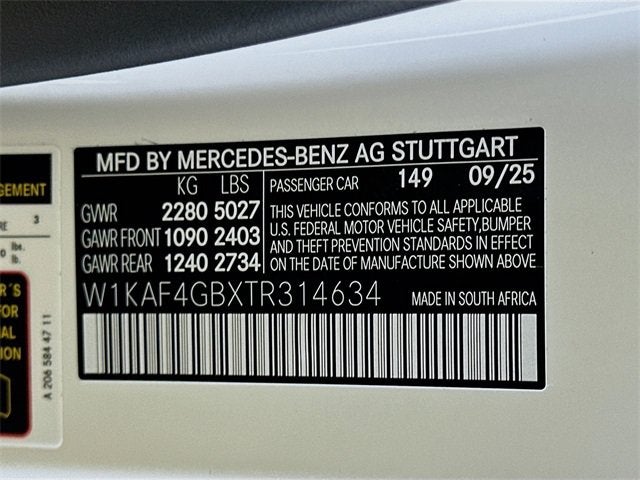 2026 Mercedes-Benz C-Class C 300
