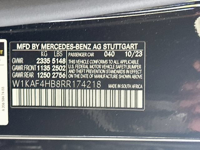 2024 Mercedes-Benz C-Class C 300