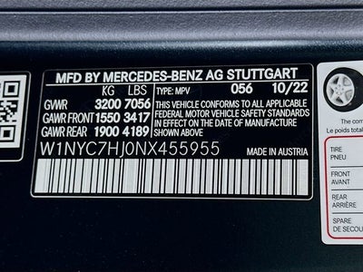 2022 Mercedes-Benz G-Class AMG® G 63