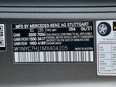 2021 Mercedes-Benz G-Class AMG® G 63