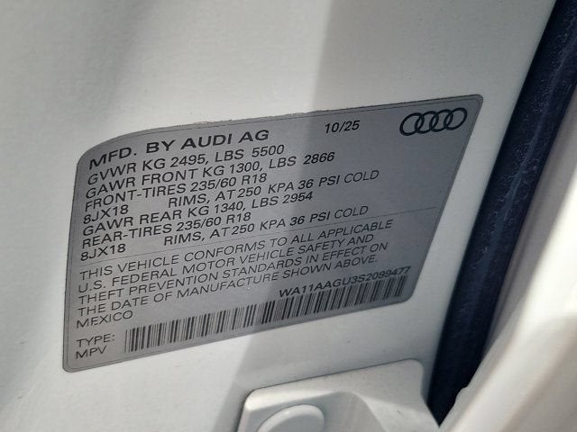 2025 Audi Q5 2.0T Premium