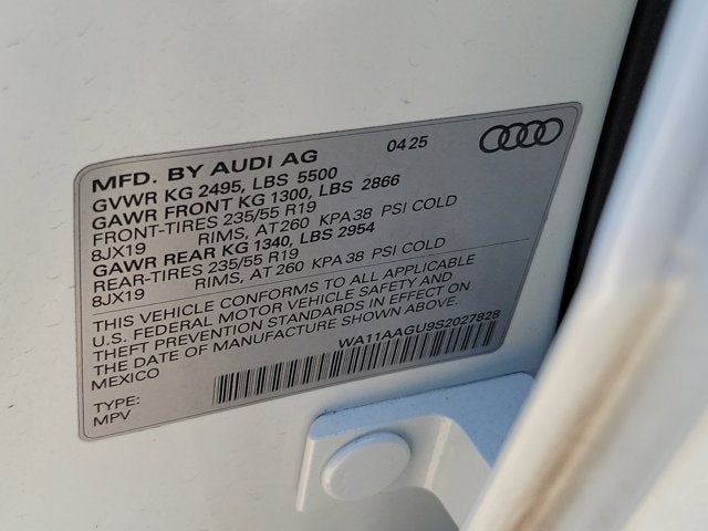 2025 Audi Q5 2.0T Premium