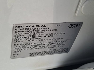 2023 Audi Q5 Sportback 45 S line Prestige