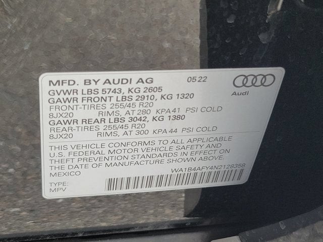 2022 Audi SQ5 Premium Plus