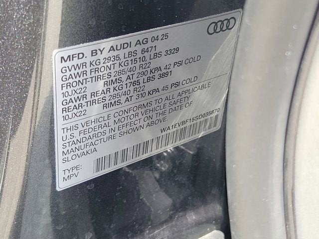 2025 Audi Q8 55 Premium Plus
