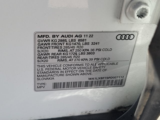 2023 Audi Q7 55 Premium Plus