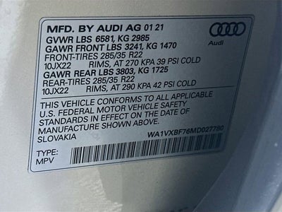 2021 Audi Q7 Prestige