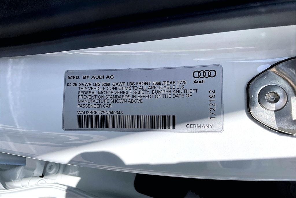 2025 Audi A5 2.0T Premium Plus quattro