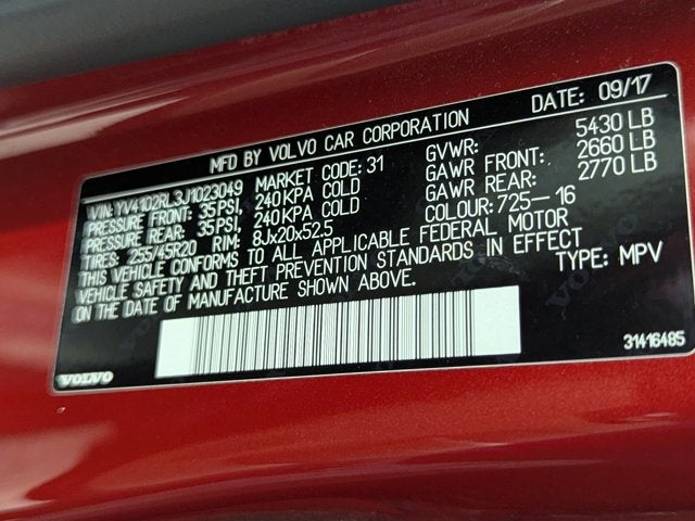 2018 Volvo XC60 T5 AWD Inscription