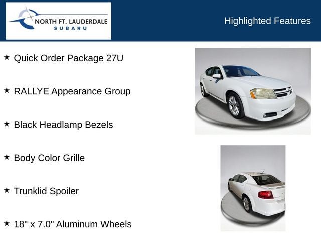 2013 Dodge Avenger SXT