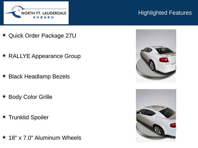 2013 Dodge Avenger SXT