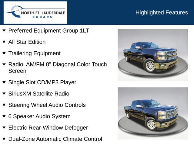 2015 Chevrolet Silverado 1500 LT LT1