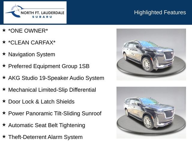 2022 Cadillac Escalade ESV Premium
