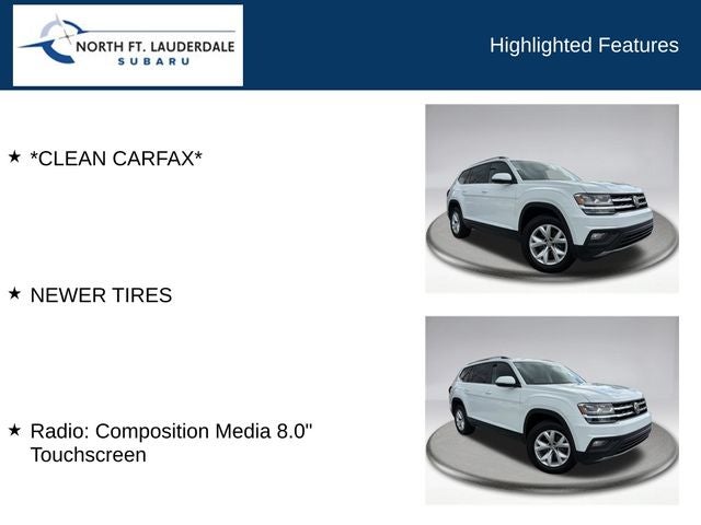 2019 Volkswagen Atlas 2.0T SE