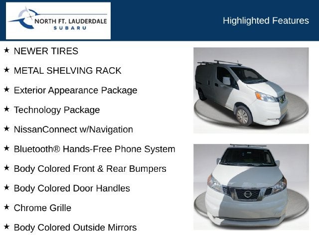 2015 Nissan NV200 SV
