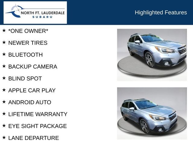 2019 Subaru Outback 2.5i Limited