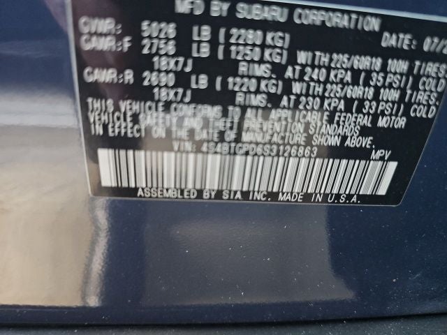 2025 Subaru Outback Touring XT