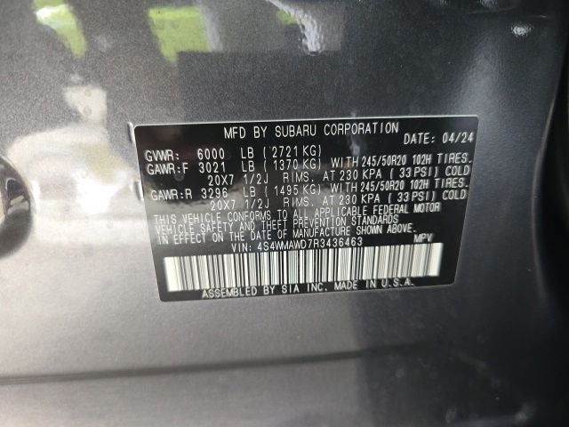 2024 Subaru Ascent Touring