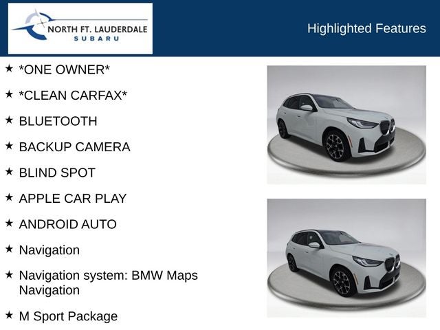 2025 BMW X3 30 xDrive