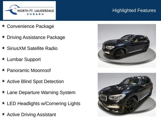 2019 BMW X3 sDrive30i