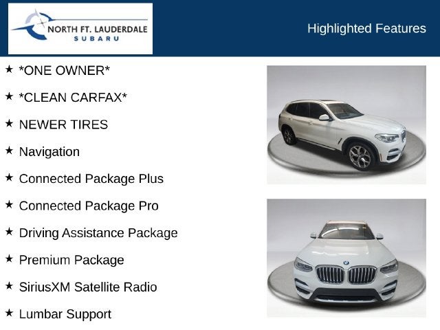 2020 BMW X3 sDrive30i