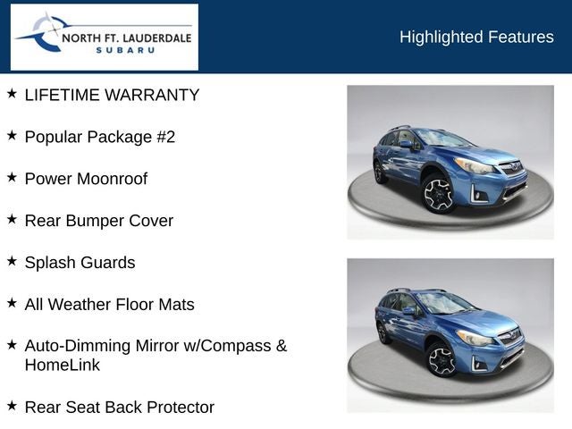 2016 Subaru Crosstrek 2.0i Premium