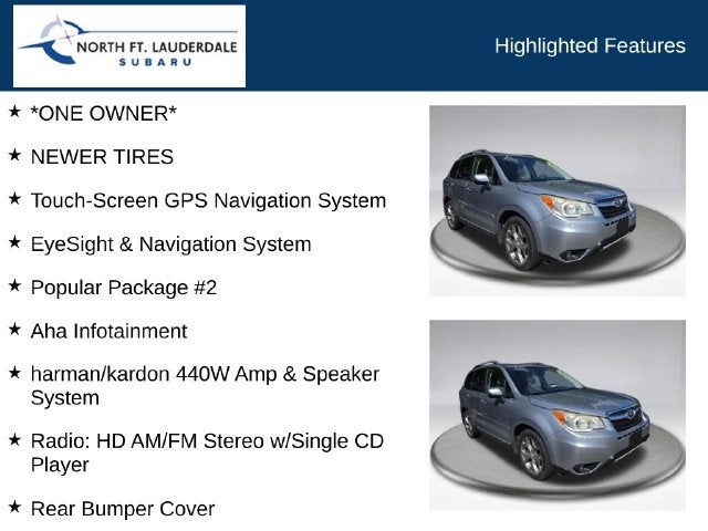 2015 Subaru Forester 2.5i Touring
